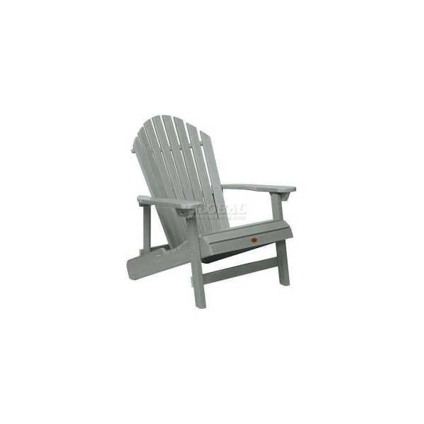 Highwood Usa highwood Hamilton Folding Adirondack Chair, King Size - Coastal Teak AD-KING1-CGE - main